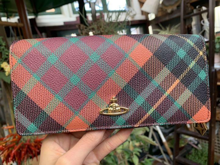 Vivienne Westwood Derby Check Multicolor Wallet Women Vivienne Westwood Derby Check Multicolor Wallet Women