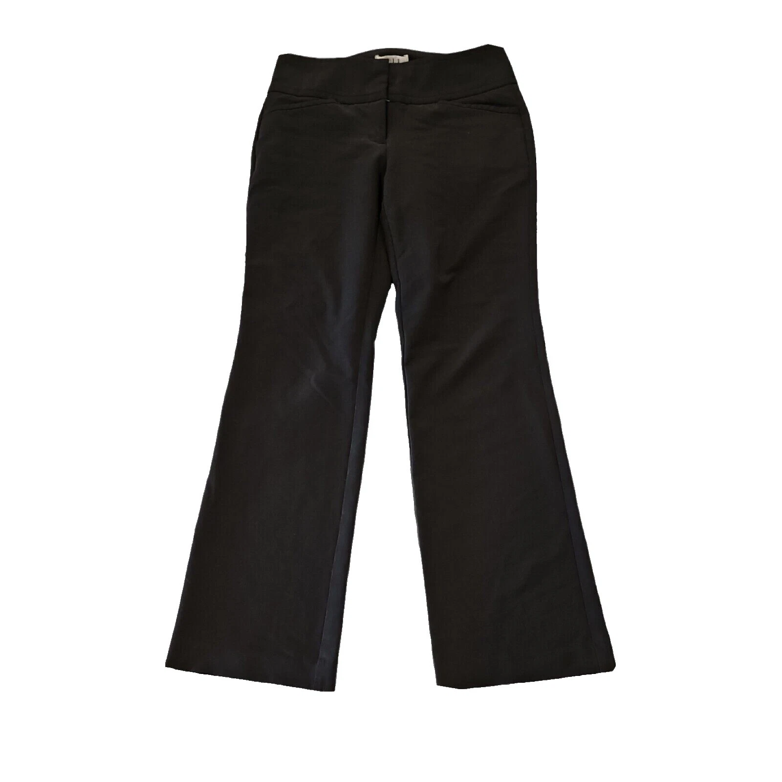 Pantalones de Algodón ELLE Negro para Mujeres