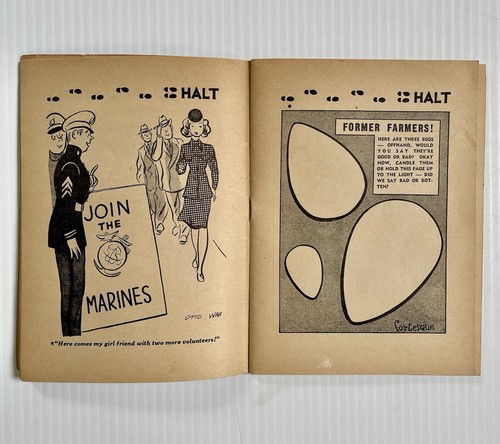 June 1943 Halt Magazine Army & Navy Gags Volume 2 Issue 7 WWII Publication - Picture 5 of 8