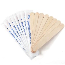 Up To 100pcs Tongue Depressors Wooden Wood 6" Popsicle Stick Craft Dental Sticks