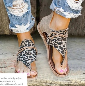 very g leopard sandals