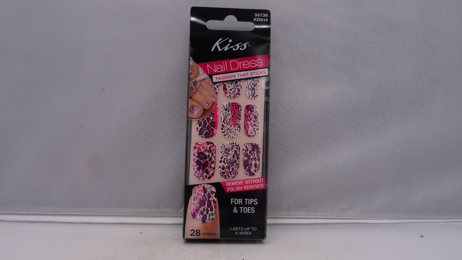 Наклейки KISS NAIL DRESS Art Wrap 28 полосок ДЛЯ боди НА КОНЧИКИ ПАЛЬЦЕВ РУК И НОГ ЛОТ ИЗ 2 4990₽