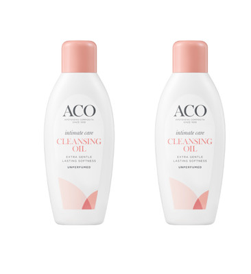 2pcs ACO Intimate Care Cleansing Oil Fragrance-Free Hydration , Protection 150ml