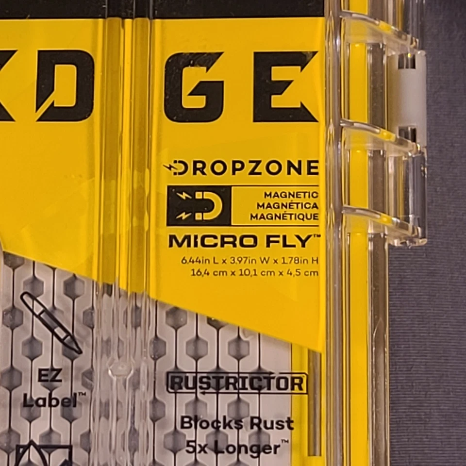 Plano Edge Dropzone Micro Fly Tackle Box PLASE342 Jig Ice Fishing - Image 2 of 3