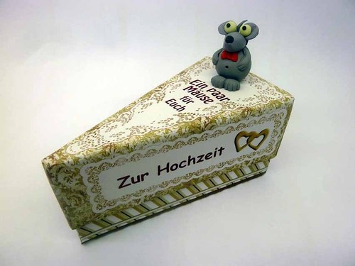8183 Caja de regalo para boda boda molde de pastel amuleto de la suerte caja de regalo - Imagen 3 de 3