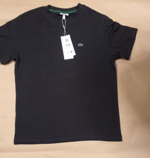 Image of Lacoste Unisex Kids Logo T-shirt Black 16Y 176cm (20.10.23)