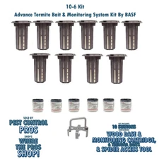 Advance Ter mite Control Bait Station System 10 stations 6 trelona 1 Spider Tool