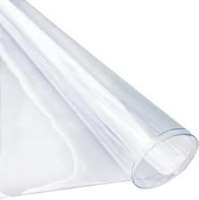 Super Clear Multi Purpose PVC Vinyl-8 Gauge Waterproof Transparent Vinyl Sold