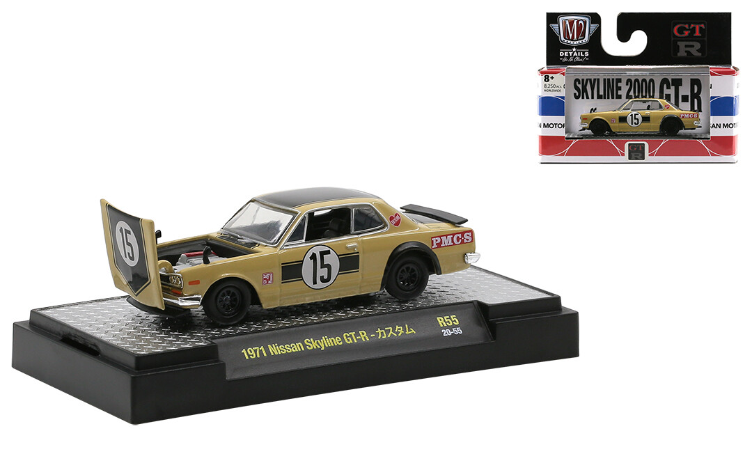 M2 Machines 1971 Nissan Skyline GT-R Auto-Meets R55 Limited