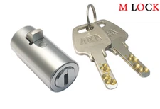 2PCS High Security Dimple key style Cylinder Lock for t handle vending - 9501 KA