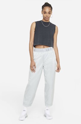 NWT Nike Sportswear Tech Pack Jogger Woven Mesh High Rise Pants Women's Med $100