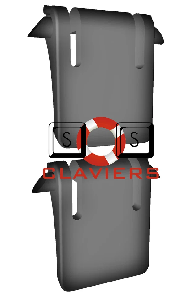 MSI Wired Tastatur SK-9626 Tastatur Spare Ersatz Tilt Leg Ständer Foot Feet - Bild 2 von 3