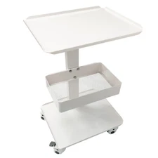 3 Layer Trolley Cart Steel Mobile Tool Cart Swivel Caster Storage