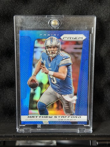 2013 Panini Prizm - Matthew Stafford #108 Blue Prizm