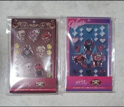 Hazbin Hotel Alastor Acrylic keychain Set of 2 Vox Customania Carrie A B Wafuku