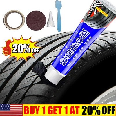 USA Tire Patch Plug Sidewall Repair Glue For Side Bonding Or Tire Leakage On--3X