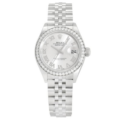 Rolex Datejust 279384RBR White Gold Stainless Steel Diamond 28.0mm #YKW292