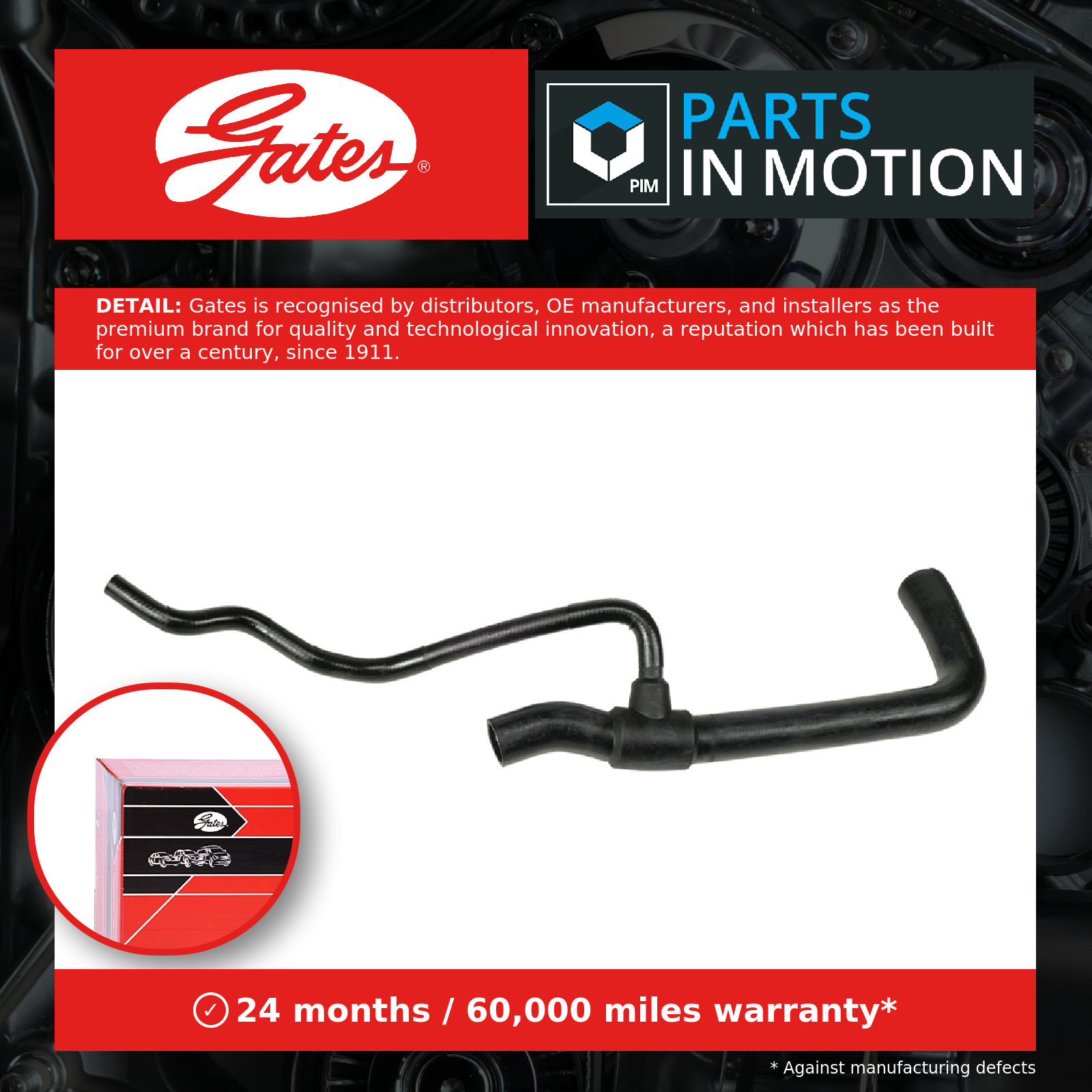 Radiator Hose Upper 05-3175 Gates Coolant 1343K3 427553175 Quality Guaranteed