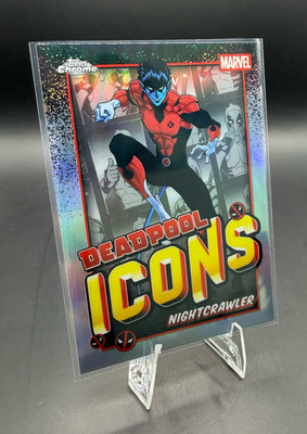 Nightcrawler 2025 Topps Chrome Marvel DEADPOOL ICONS Refractor DI-6