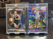 Jackie Young - Cracked Ice Prizm! #23 & Monopoly Prizm! # WNBA15 - 2 cards