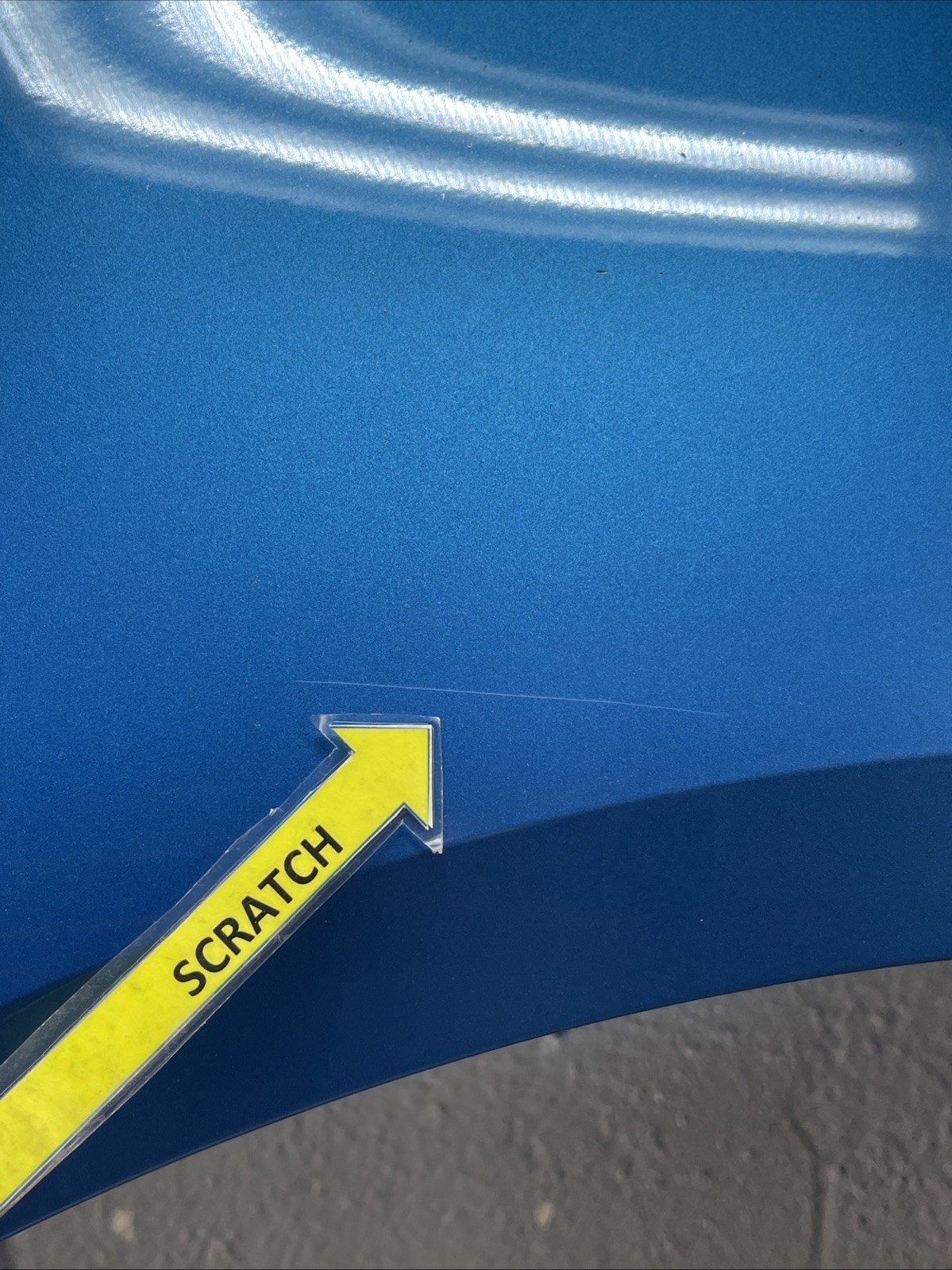 2014-2020 BMW i8 I12 Rear Left Fender Quarter Panel Cover Blue C01 OEM *NOTE*