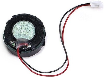 MRC Speaker Round 18mm Pre-Soldered Wires w/Baffle - Model Railroad Electrical