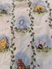Vintage 1999 Disney Classic Pooh fitted crib sheet