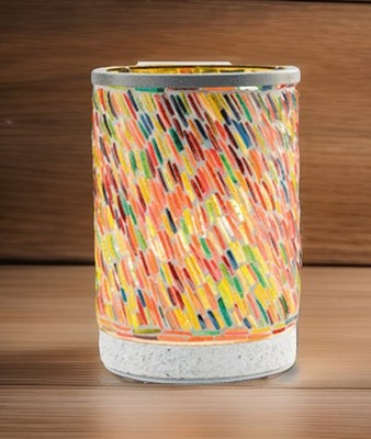 Scentsy Colors of the Rainbow Plug in Wax Warmer New with Cement Base
