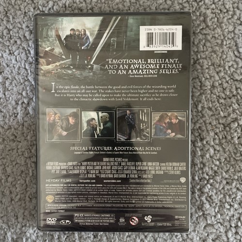 Harry Potter und die Heiligtümer des Todes Teil 2 (DVD, 2011) Daniel Radcliffe Emma Watson - Bild 2 von 6