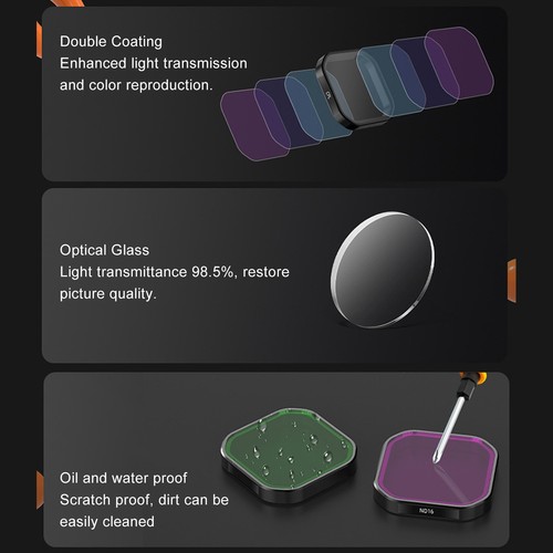 Hot CPL Filter For Pro 2 Action Camera CPL Lens Filter Optical Glass Circular P - Picture 8 of 24