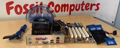 ASUS  P4P800S AGP PCI ATX Socket 478 Intel Pentium 4 CPU @ 3.20GHz 2Gb  RAM   KL
