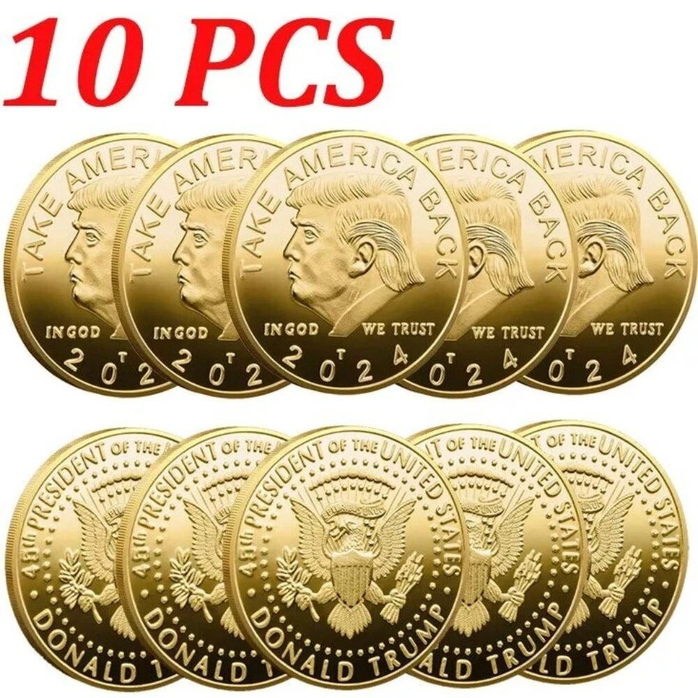 2017 Trump Commemorative Coin 45th President Metal Silvery Color Coin 2017 Trump Commemorative Coin 45th President Metal Silvery Color Coin