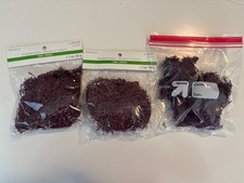 Ashland Reindeer Moss Dark Purple Floral Craft Moss 1.7 oz 50 g Lot - 3 Bags