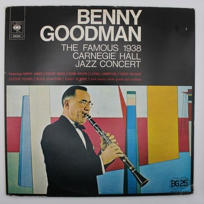 Benny Goodman The Famous 1938 Carnegie Hall Jazz Concert EX Vinyl 2xLP Jazz