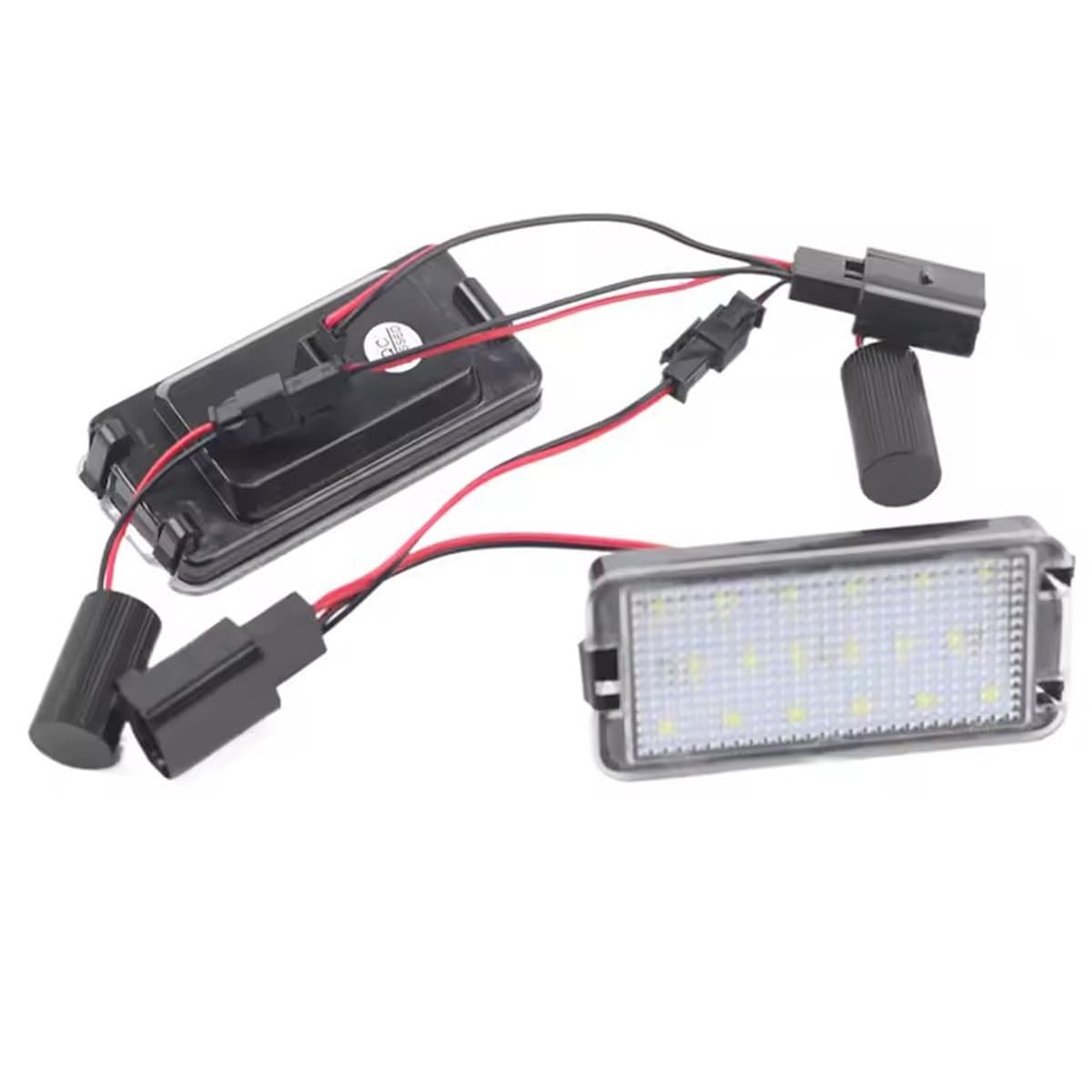 Lot de 2 ampoules LED plaque immatriculation 6000K anti erreur OBD pour berline
