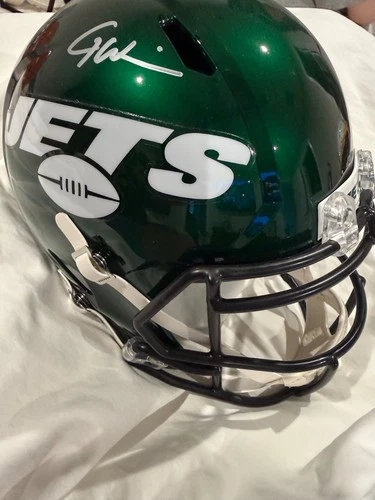 Garrett Wilson Signed NY Jets Full Size Speed Authentic Helmet Fanatics COA