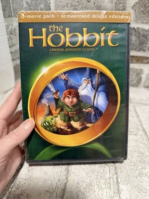 New Sealed HOBBIT LORD OF RINGS RETURN OF THE KING Animated Trilogy 3 DVD SET