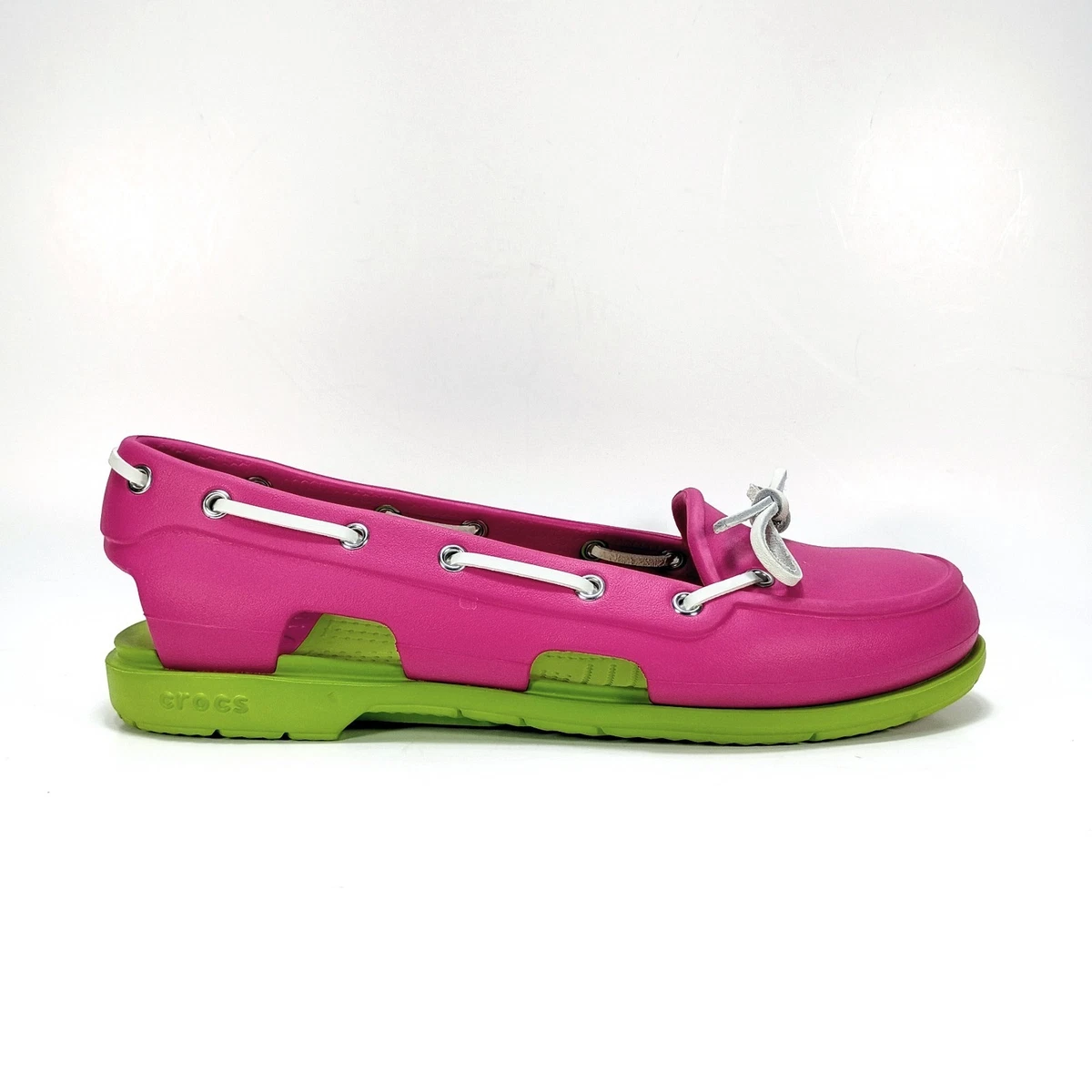 CROCS Pink Loafers Slip-Ons Comfortable Shoes Shop the New Crocs x LoveShackFancy Collaboration main image 4