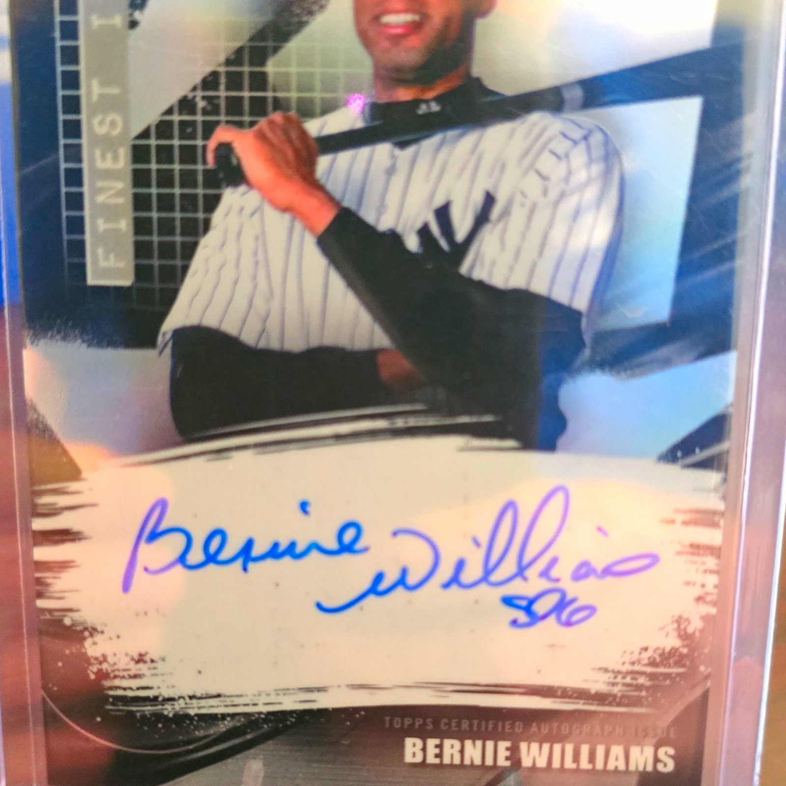 Topps 2026 Finest Finest Ink Autograph Bernie Williams Yankees FI-BW