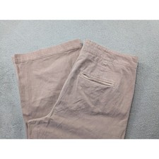 American Eagle Wide Leg Pants Womens 18 Regular Mauve Cotton High Rise Trouser