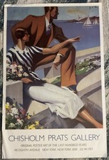 1980s Jose Luis Rey Art Deco Lovers on the Promenade Santa Eulalia Barcelona 