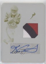 2018 Panini XR Rookie Swatch Printing Plate Yellow 1/1 Keke Coutee Auto i5q