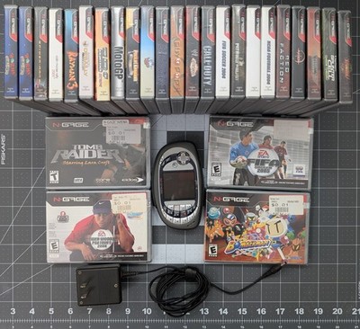 HUGE Lot of 27 Nokia N-Gage QD Games! CIB 4 SEALED RARE Collection + CHARGER