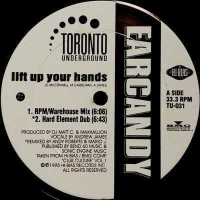 Earcandy - Lift Up Your Hands (12'')