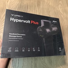 New  Sealed Hyperice Hypervolt Plus Percussion Massage Device Black, Bluetooth