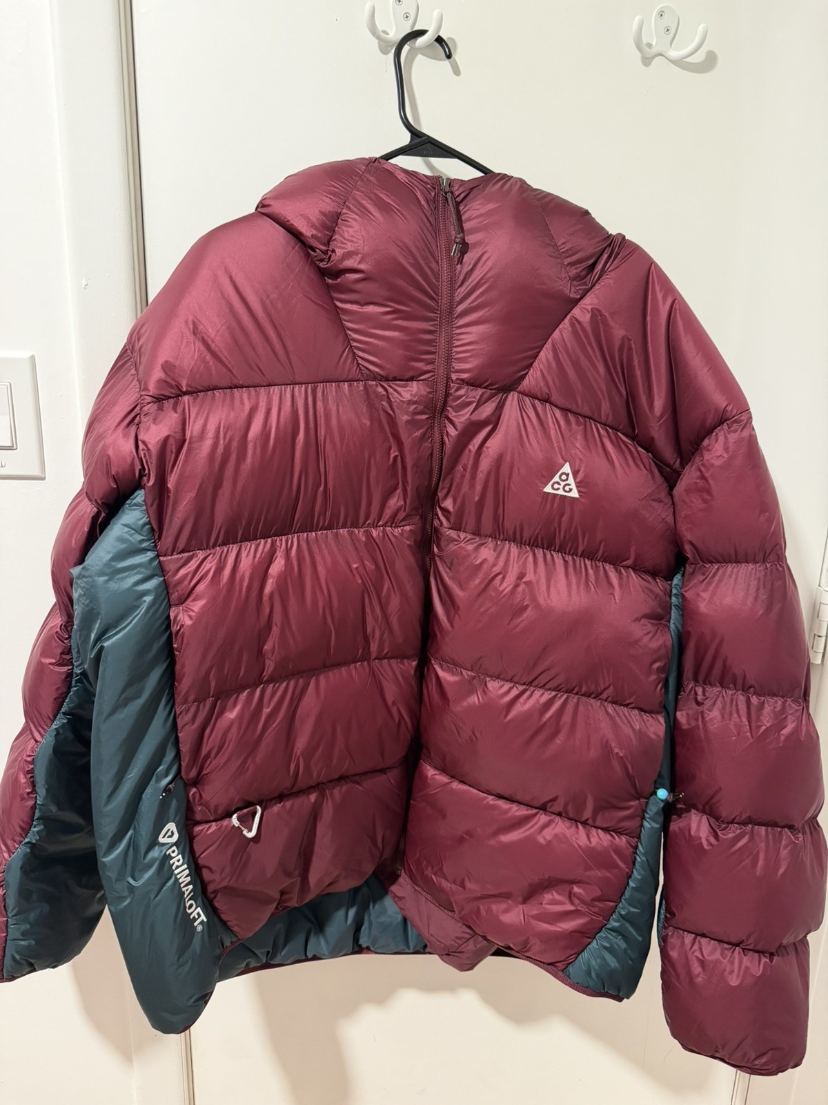 Nike Therma-Fit ADV ACG Lunar Lake Puffer Jacket Night Maroon SZ XL DH3070-681
