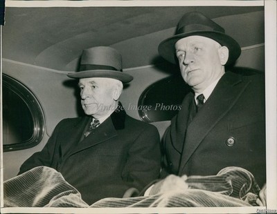 1940 Cordell Hull Sumner Walles British Embassy Washington Dc Wirephoto 7x9