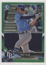 2018 Bowman Draft Chrome Green Refractor 23/99 Nick Solak #BDC-46 5aj