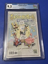SpongeBob Squarepants 45 CGC 9.2 1st Print United Plankton Sponge Bob Comic 2015
