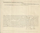 CSA documents "President of the CSA" seeking alien property land for garnishment